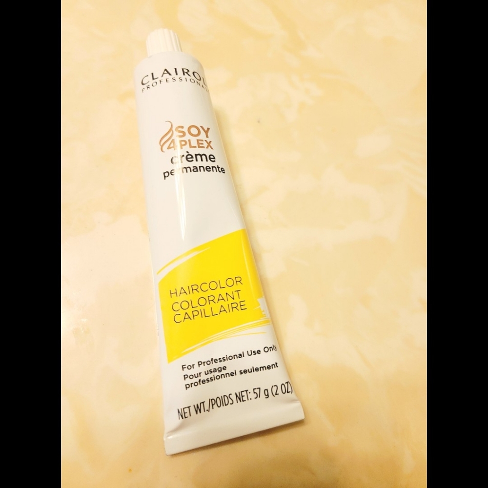 Clairol Soy 4plex Permanent 3G (brown) hair dye & Sugar Rush Leave-in Treatment